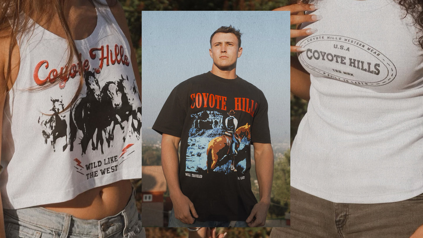 Wild Like The West Crop Singlet - Butter (Women)